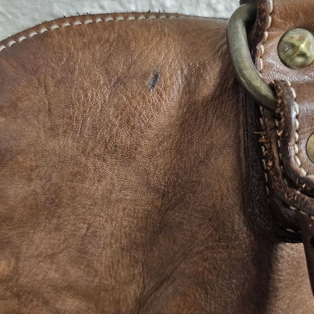 Costanza Rota Elegant Brown Leather Handbag - Picture 7 of 7
